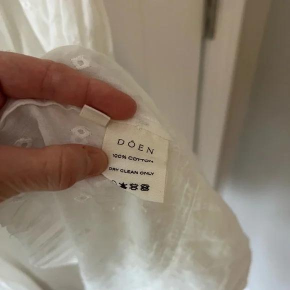 DÔEN Primrose dress, XS, salt - Picture 6 of 8